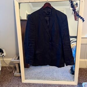H&M Linen/cotton Men's Black Blazer